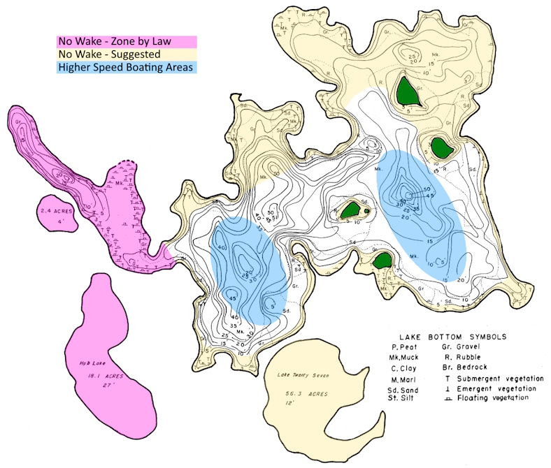 Map of Windigo Lake